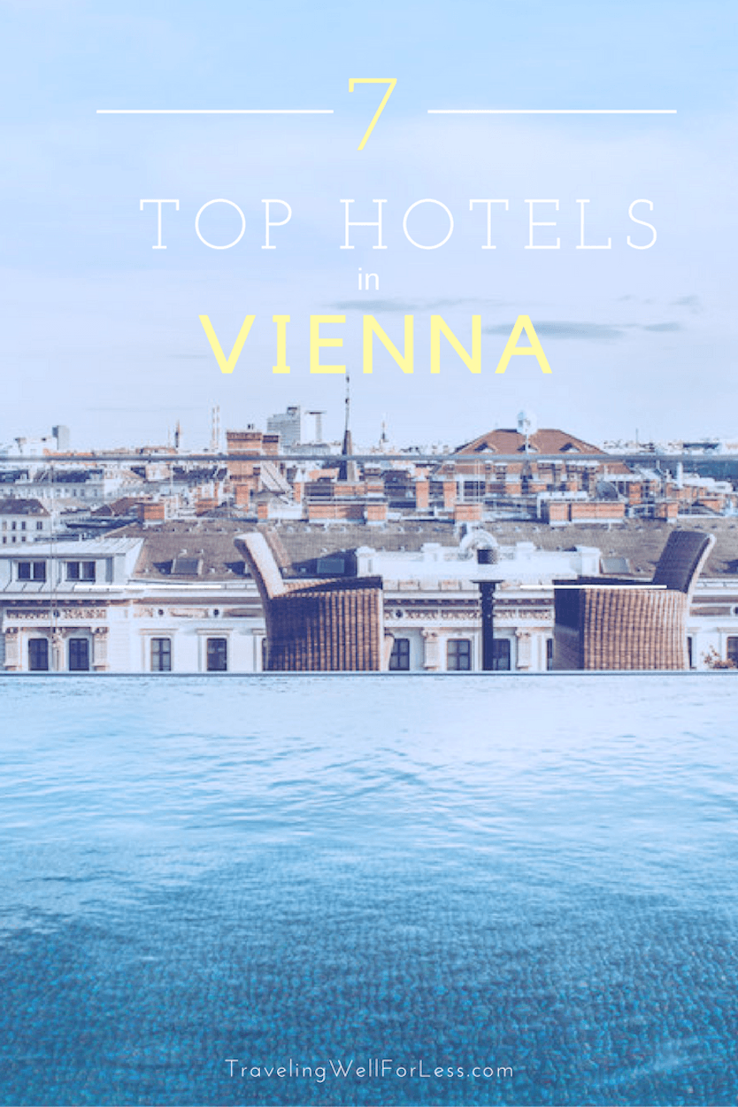 Wondering where to stay in Vienna, Austria? These top hotels, luxury to budget, have unique histories: had a role in a murder-suicide, spy headquarters, former bank, and more. https://www.travelingwellforless.com