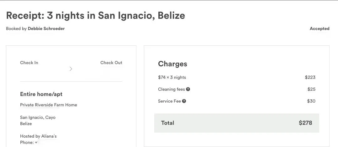 3 nights in Belize for $278 | Aliana's San Ignacio, Belize 