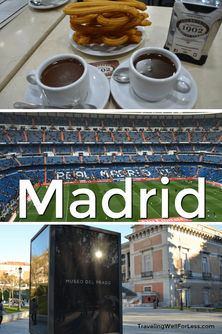 Chocolate, soccer, and the Prado: the best of Madrid. Keep reading for my Madrid trip report. Traveling Well For Less