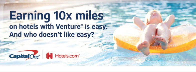 But the deal is even better if you have the Capital One Venture Rewards or the Capital One VentureOne Card. You get 10x miles when you book through Hotels.com through January 31, 2020. | Capital one venture 10x hotels.com | https://www.travelingwellforless.com