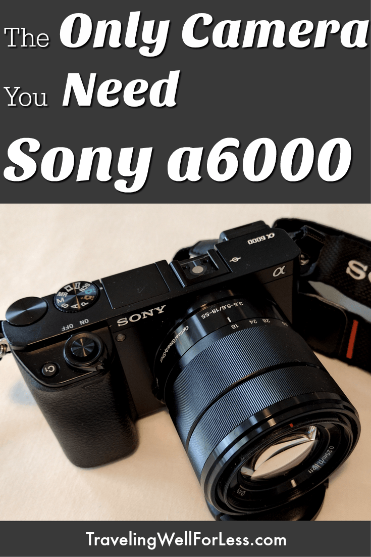 I love the Sony a6000 because it's small enough to fit in my purse and take amazing photos. Find out why this is the only camera you'll need. | Sony a6000 | mirrorless camera | best mirrorless camera | compact camera | travel camera | best mirrorless travel camera | travelingwellforless.com 