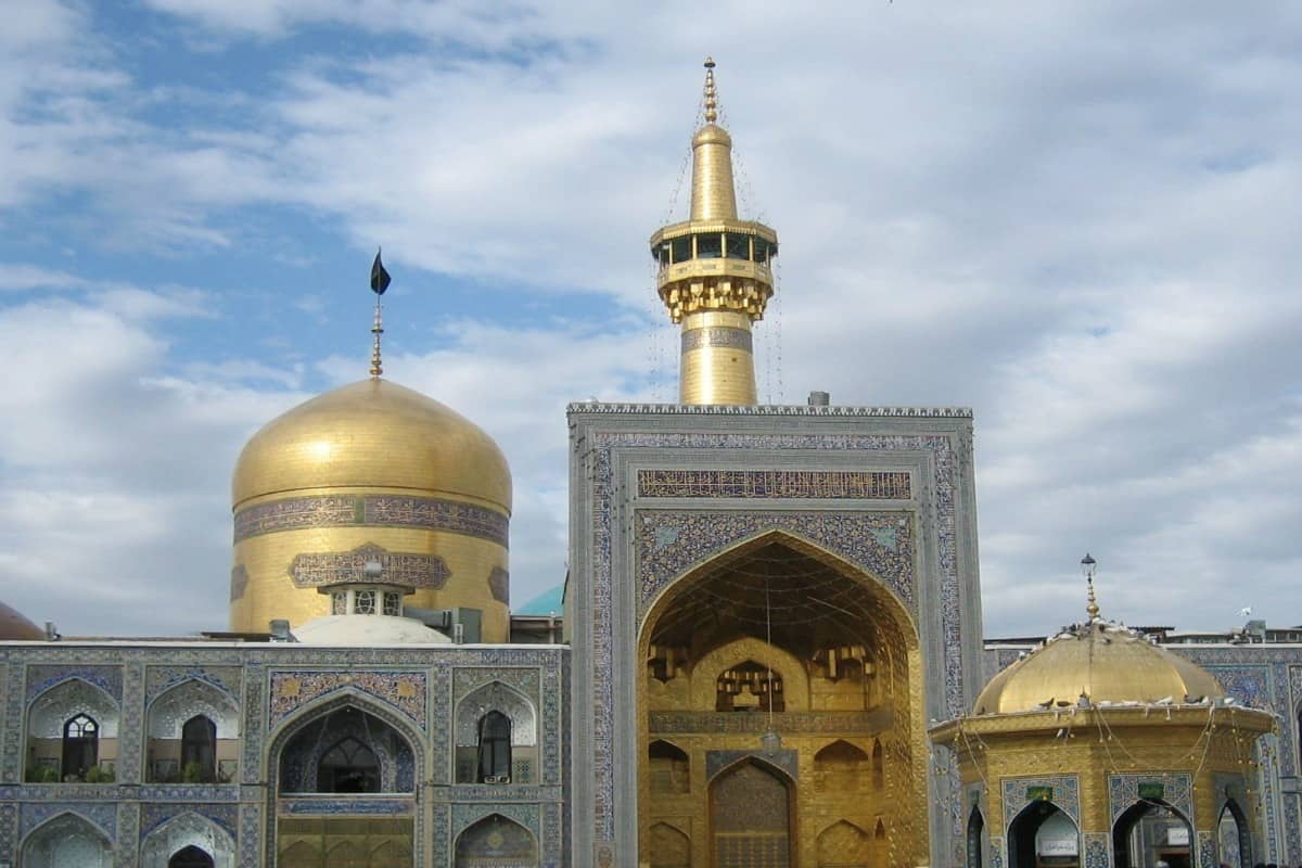 By Author: IA Source: Taken at the shrine of Imam Ali Reda in Mashad, Iran, in August, 2005. (http://en.wikipedia.org/wiki/Image:RezaShrine.jpg) [GFDL (http://www.gnu.org/copyleft/fdl.html) or CC-BY-SA-3.0 (http://creativecommons.org/licenses/by-sa/3.0/)], via Wikimedia Commons