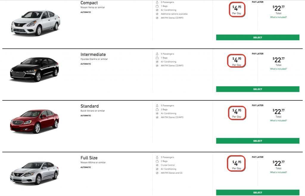 How to Get Cheap Car Rentals for 5 a day