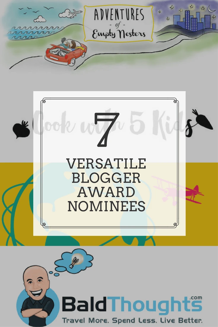 Traveling Well For Less is a 2-time Versatile Blogger Award and Liebster Award winner. Learn more about the Versatile Blogger Award and Liebster Award. Here are our 7 nominees | blog award | Traveling Well For Less