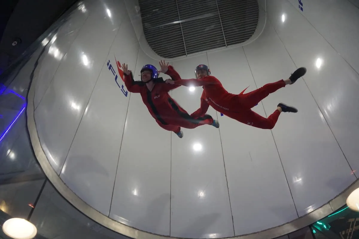 Experiencing High Flight at iFly Portland Indoor Skydiving. | iFly Portland Indoor Skydiving | https://www.travelingwellforless.com