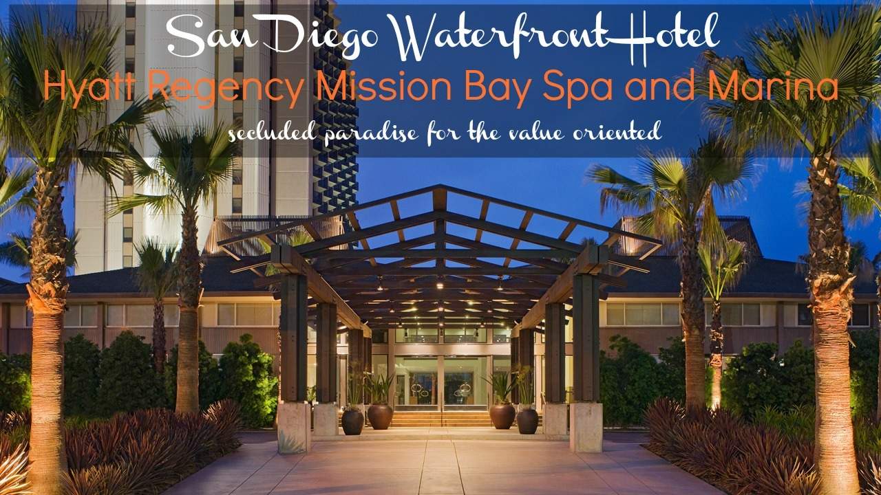 Hyatt Regency Mission Bay Spa and Marina is a waterfront hotel near SeaWorld San Diego and the San Diego Zoo. It's perfect for couples, families, girls getaways. TravelingWellForLess.com