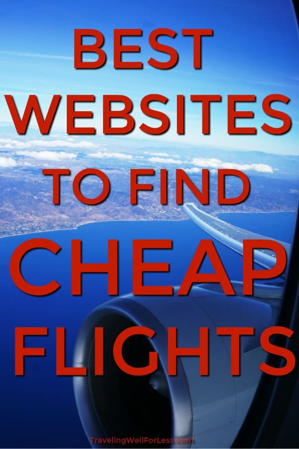 Searching for cheap airline tickets? Ever wonder if you're getting the best price on your ticket? These are the best websites to find cheap flights. Use these sites and you'll know you got the lowest price on your ticket. https://www.travelingwellforless.com #travel #traveltips #travelhacks #traveldeals