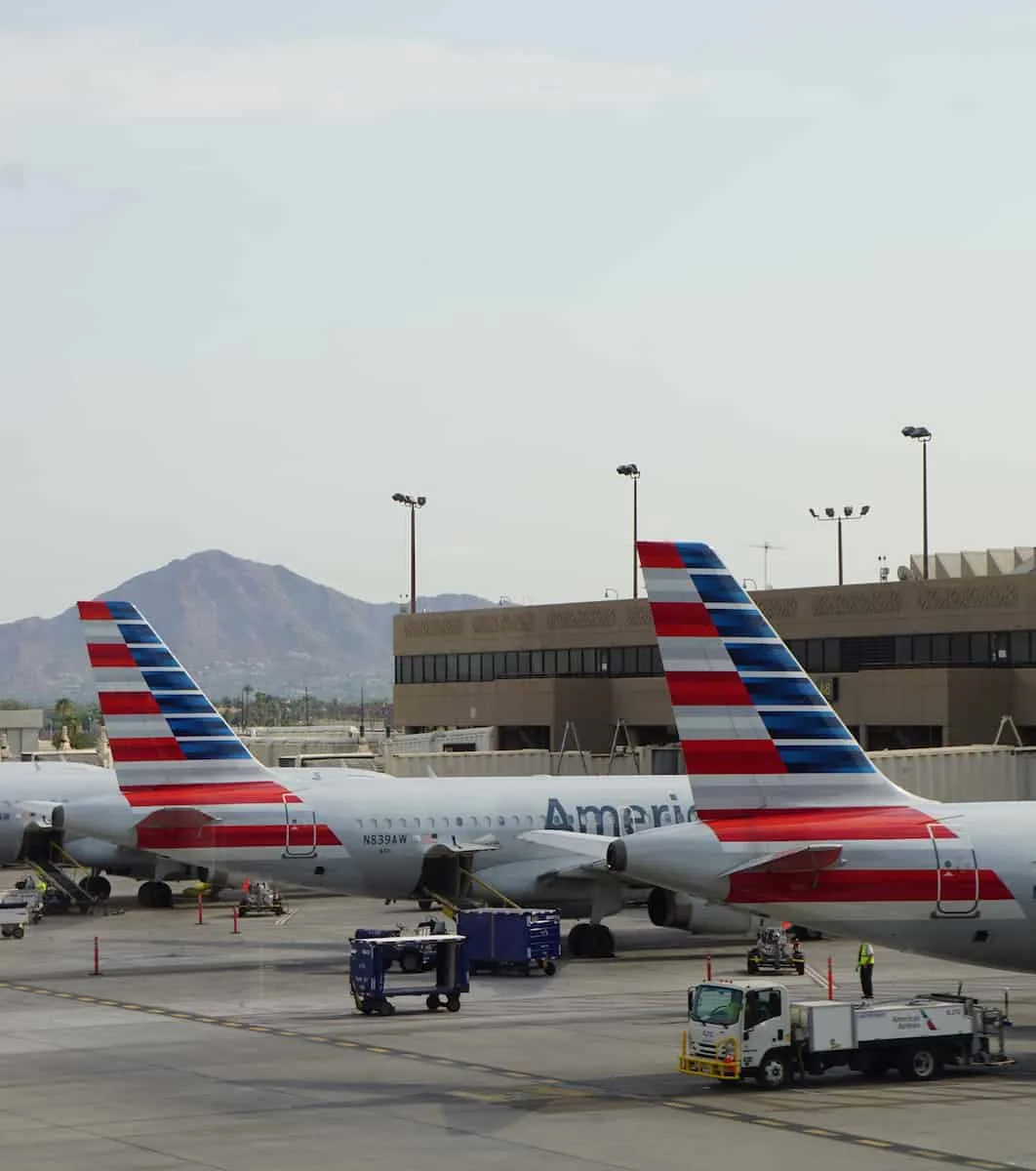 I used 7,500 American Airlines miles to fly to Phoenix to visit Arizona in the summer.