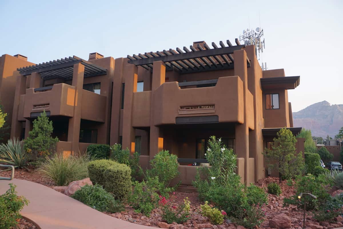 If you're looking for a hotel with one of the best views in Sedona, consider the Hyatt Residence Club Sedona Pinon Pointe.