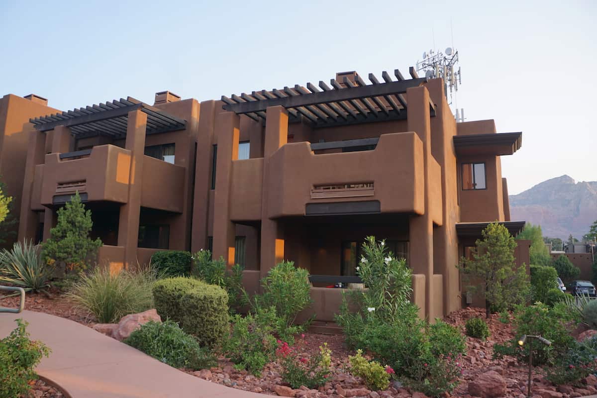 If you're looking for a hotel with one of the best views in Sedona, consider the Hyatt Residence Club Sedona Pinon Pointe. 