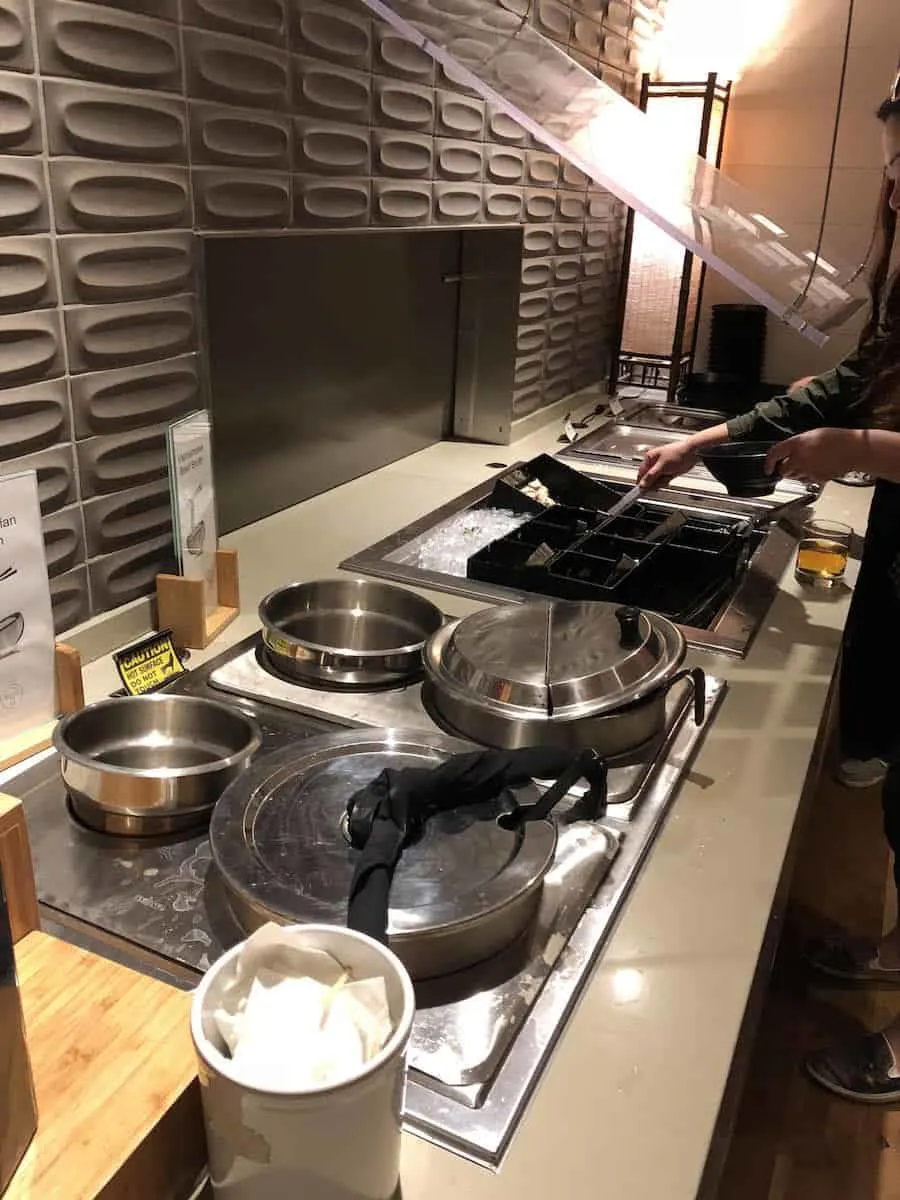 Pho station Star Alliance Business Class Lounge LAX
