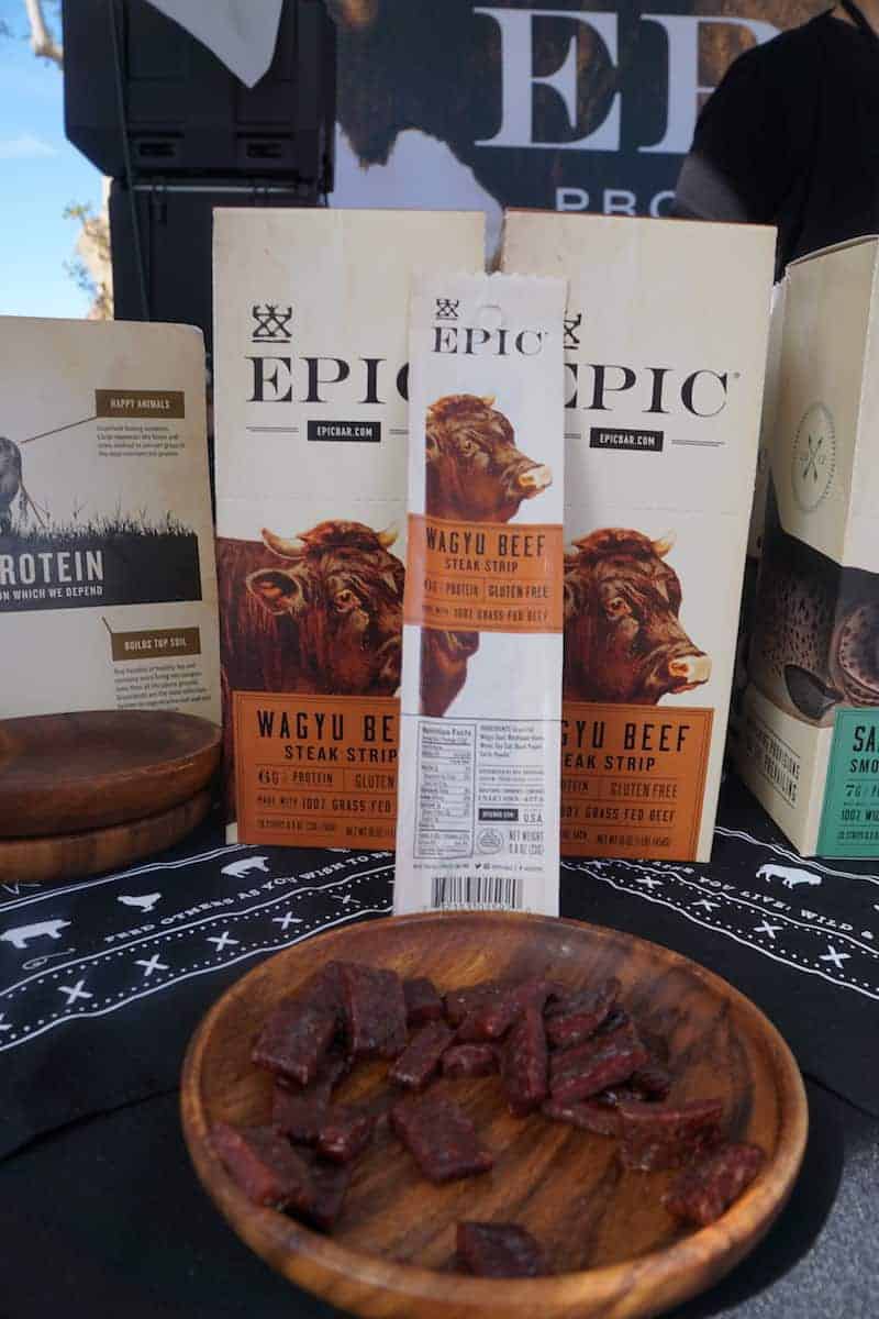 Say goodbye to old beef sticks. Epic Snack Strips are beef sticks for a new generation. Made from all natural ingredients without unnatural fillers, they're tasty and travel-friendly. | San Diego Bay Wine and Food Festival | things to do in San Diego | wine | TravelingWellForLess.com