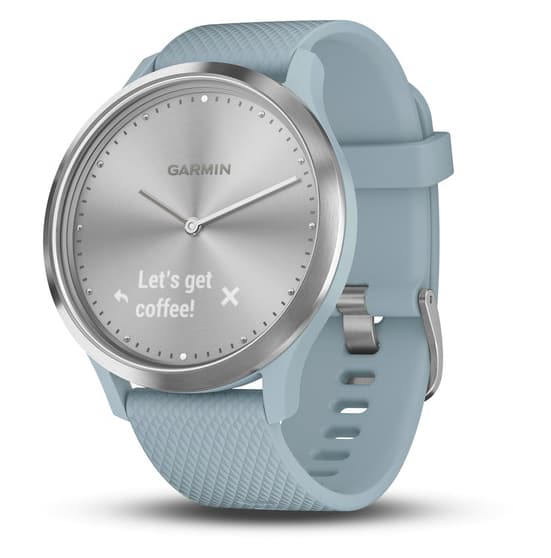 sea foam garmin vivomove HR smartwatch