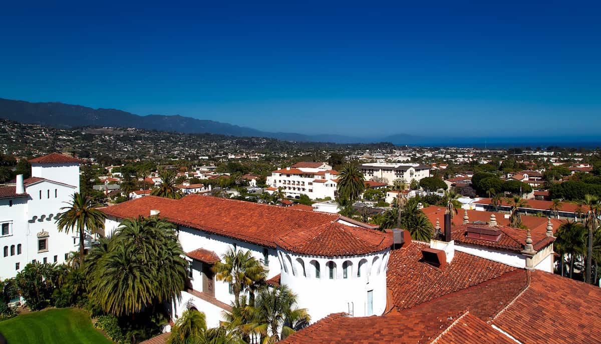 Known as the American Riveria, the mild winters and warm summers make Santa Barbara a popular vacation spot. Here's how to have the ultimate Santa Barbara vacation without the designer price tag. | Santa Barbara on a budget | Where to stay in Santa Barbara | Santa Barbara beachfront hotel | California | American Riveria | http://www.TravelingWellForLess.com
