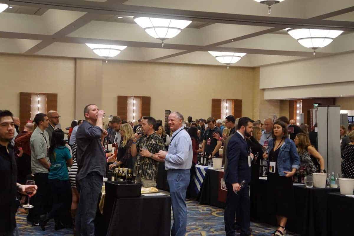 The Tasting at SommCon offers first sips on the wines and spirits before the Grand Tasting Event. You get to enjoy the wine in an intimate setting and mingle with Master Sommeliers. | San Diego Bay Wine and Food Festival | things to do in San Diego | wine | TravelingWellForLess.com