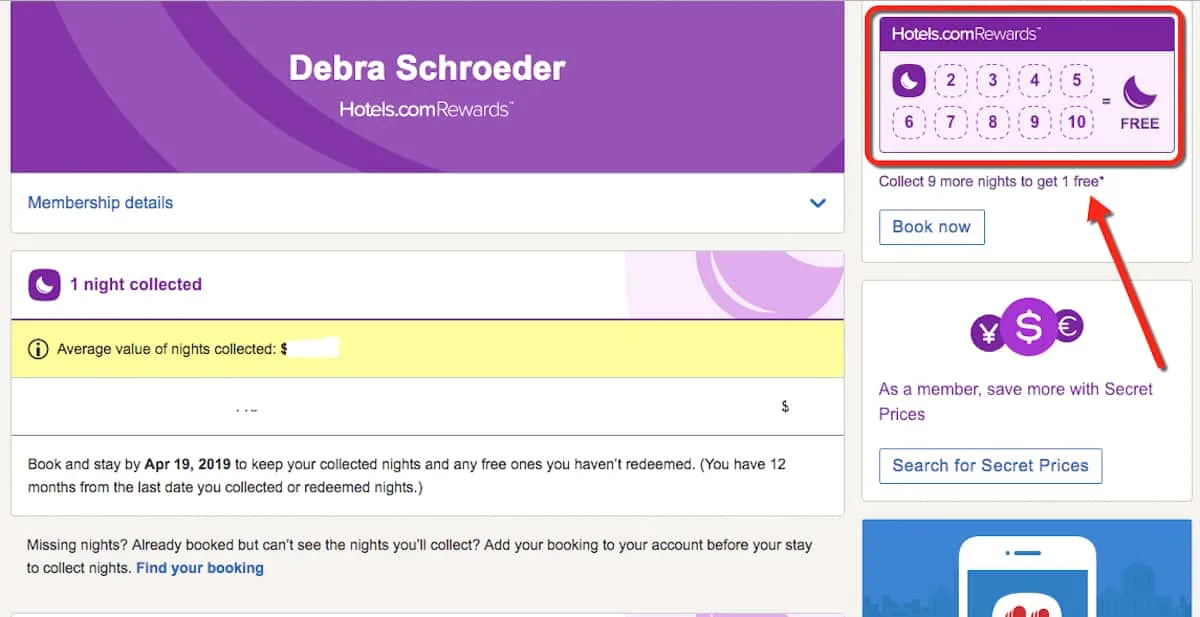 What Happened to My Free Night from