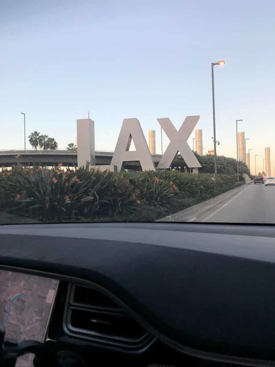 Arriving at LAX | Tesloop San Diego to LAX | how to get from LAX to San Diego | https://www.travelingwellforless.com #Tesloop #lax #sandiego #rideshare