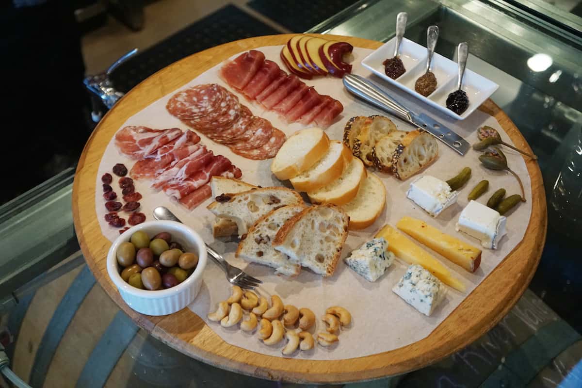 Enjoy a delicious charcuterie board with LJ Crafted Wines. | San Diego wineries | What to do in San Diego | www.travelingwellforless.com