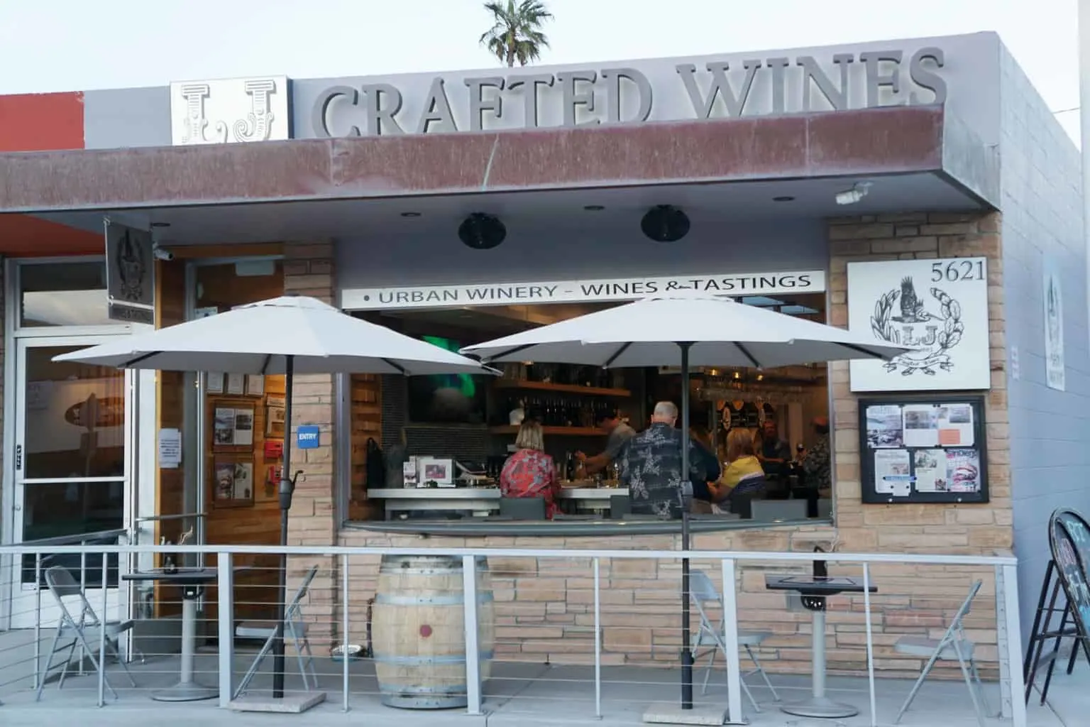 LJ Crafted Wines is one of over 20 San Diego urban wineries. You may not have heard of it because it's not downtown or in 