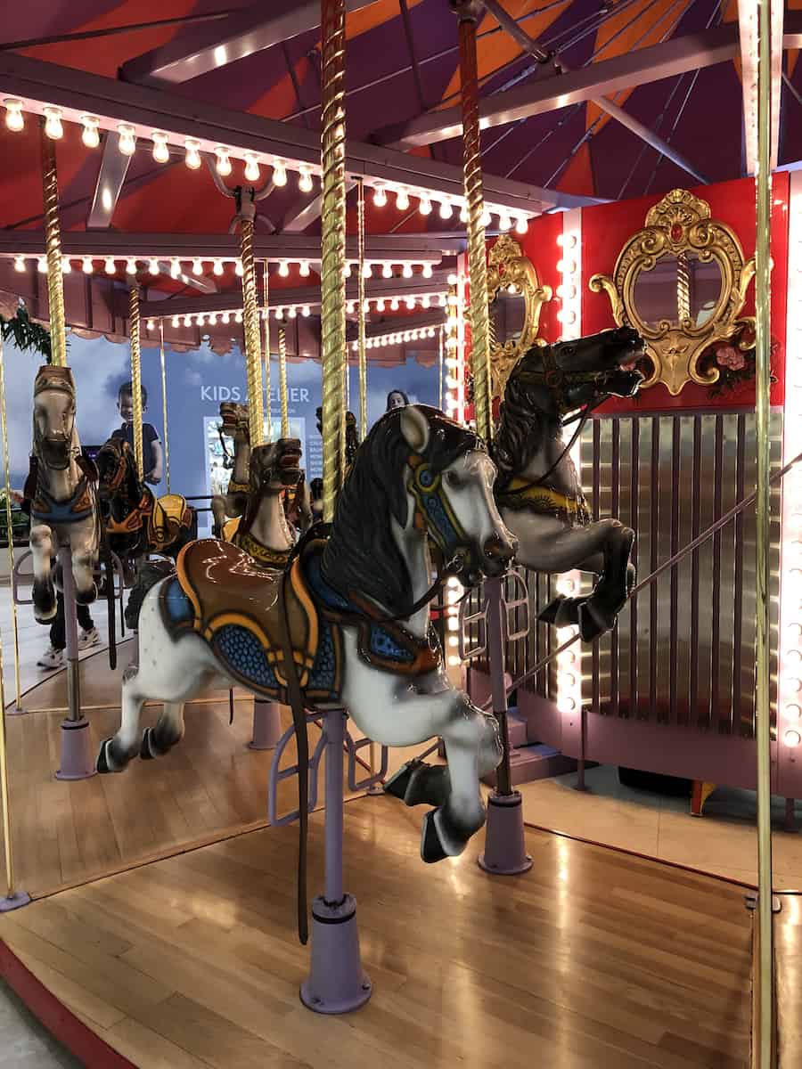 carousel, South Coast Plaza, best things to do in Costa Mesa