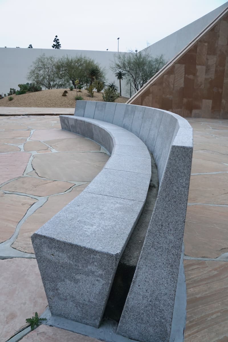 granite benches, Noguchi Garden, best things to do in Costa Mesa