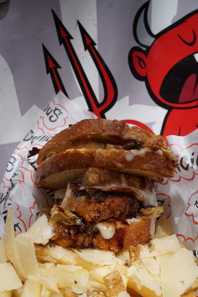 Partake in elevated comfort food at the award-winning Devilicious Eatery in Temecula. | fun things to do in Temecula | things to do in Temecula | Riverside County | https://www.travelingwellforless.com