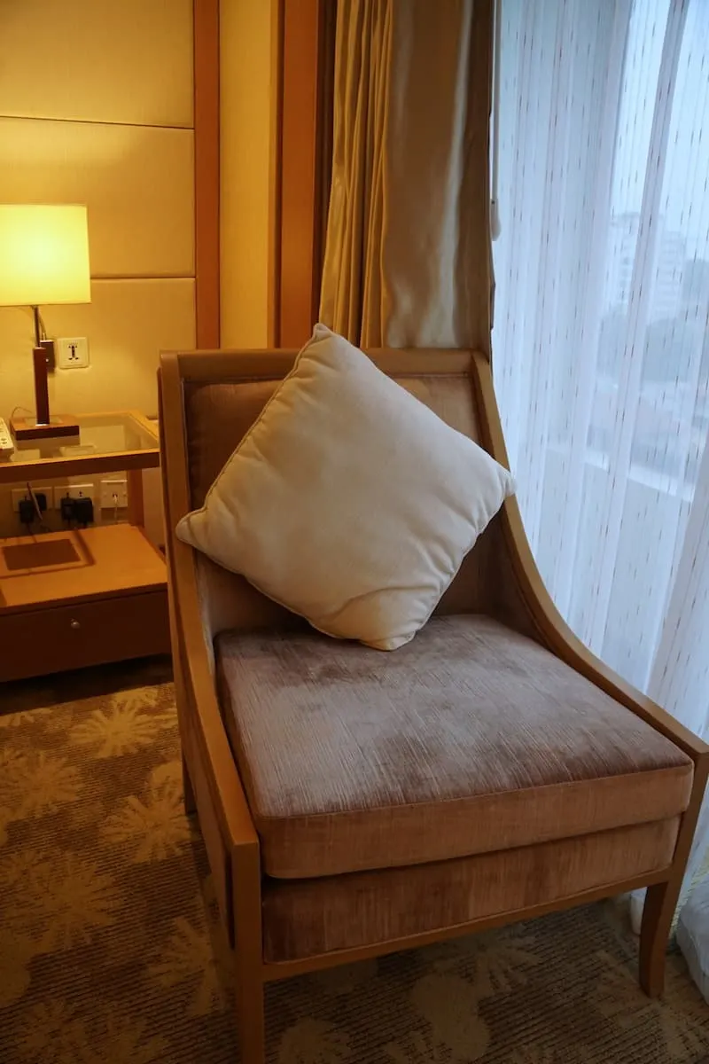 hotel bedroom chair