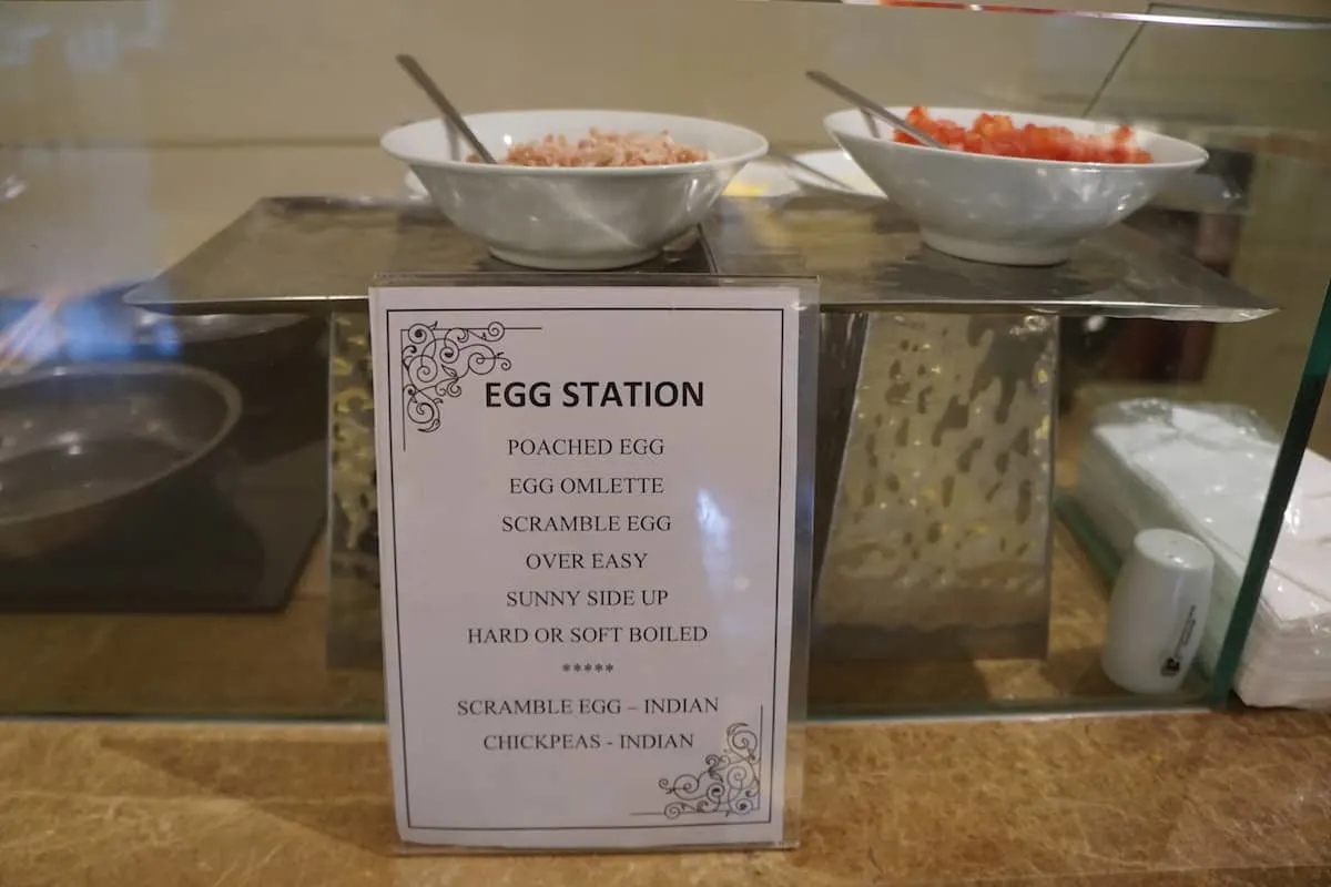 made to order egg station
