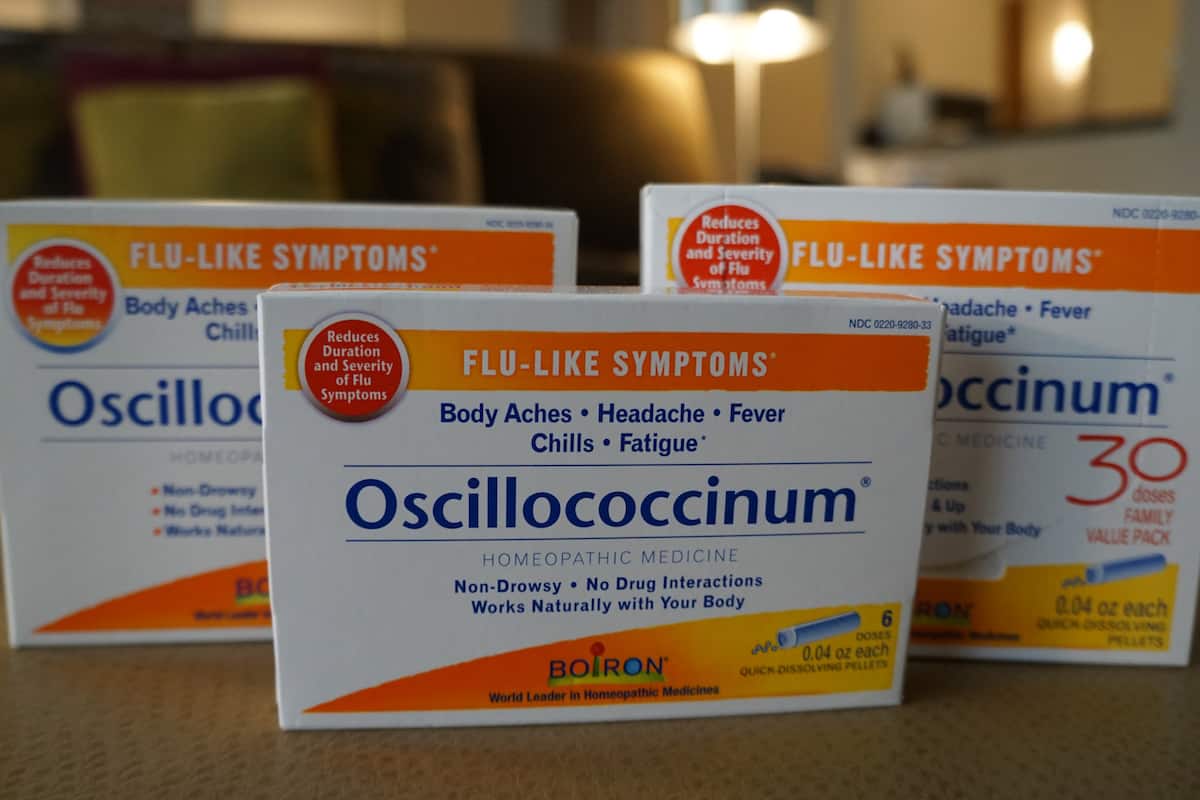 6, 12, and 30 packs of Oscillococcinum