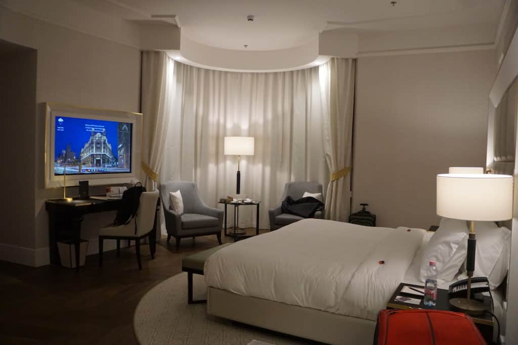 luxury hotel suite at Parisid Udvar Hotel Budapest