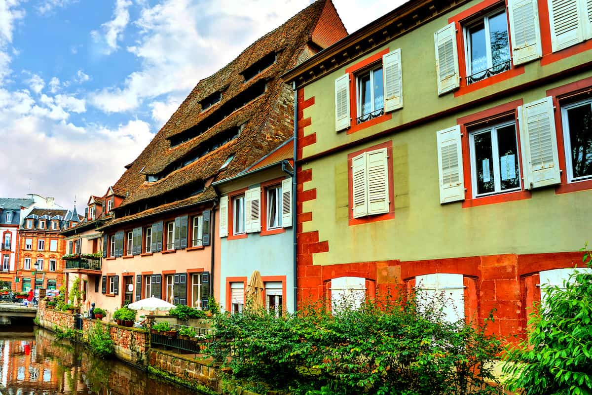 colorful buildings in Wissembourg Alsace France