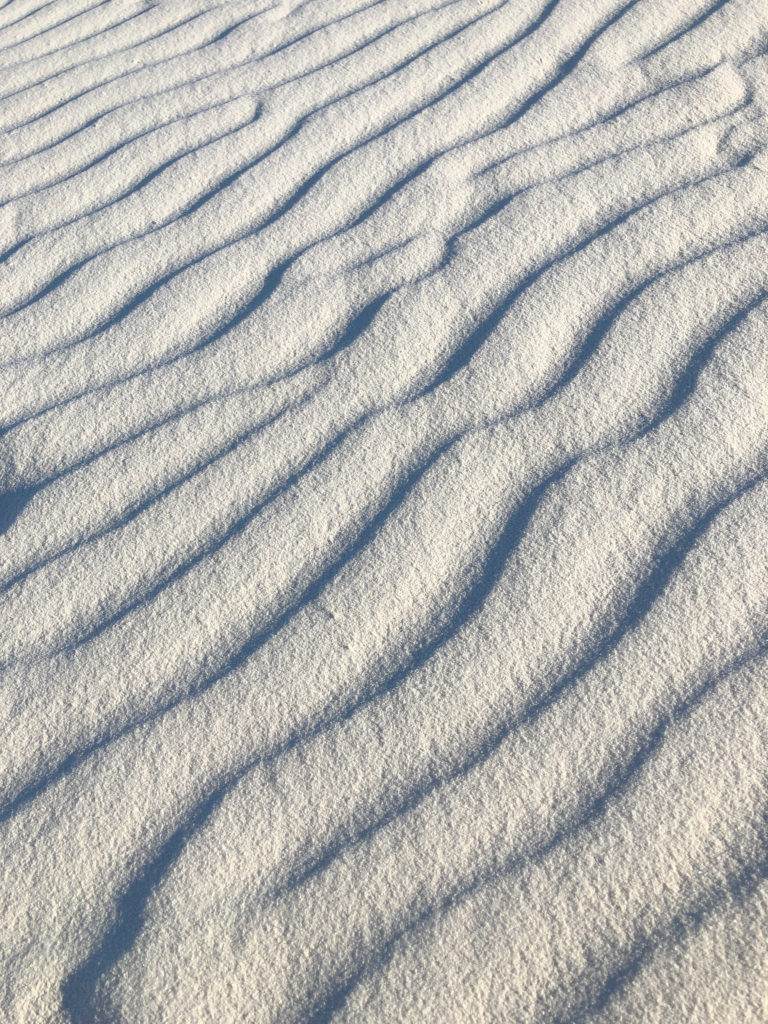 gypsum sands at White Sands National Park