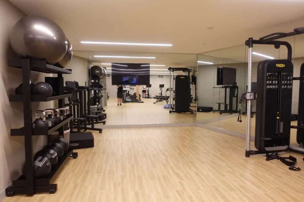 hotel fitness center