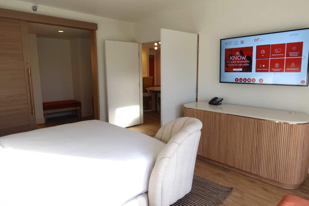 hotel suite bedroom