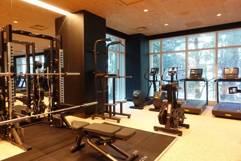 hotel fitness center