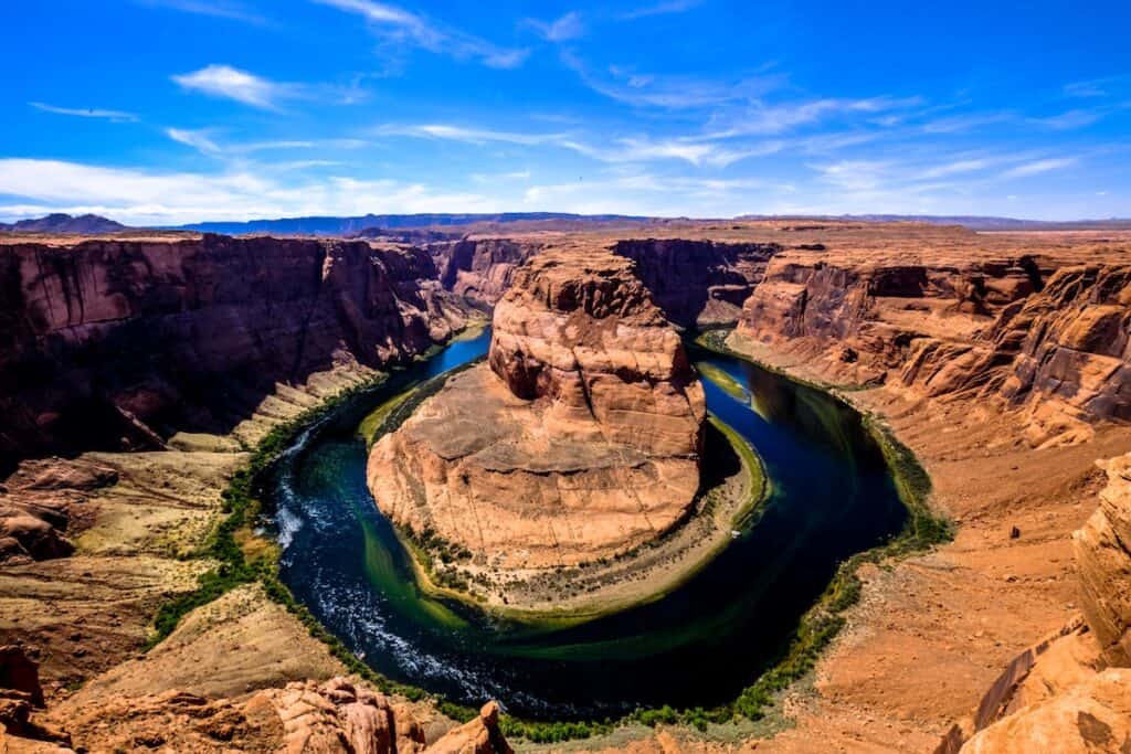 Horseshoe Bend observation area, Page, Arizona, United States