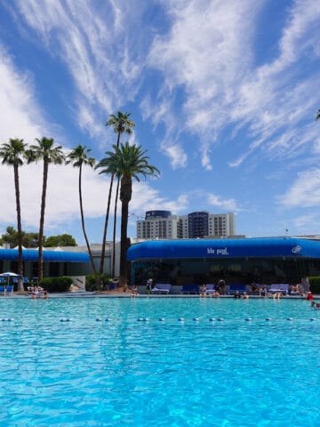 people enjoying pool at las vegas hotel. Blu Pool at Bally's Las Vegas