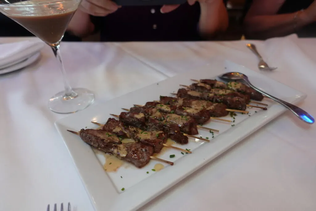 steak skewers greystone steakhouse san diego