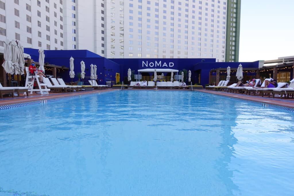 las vegas boutique hotel pool, NoMad Las Vegas pool