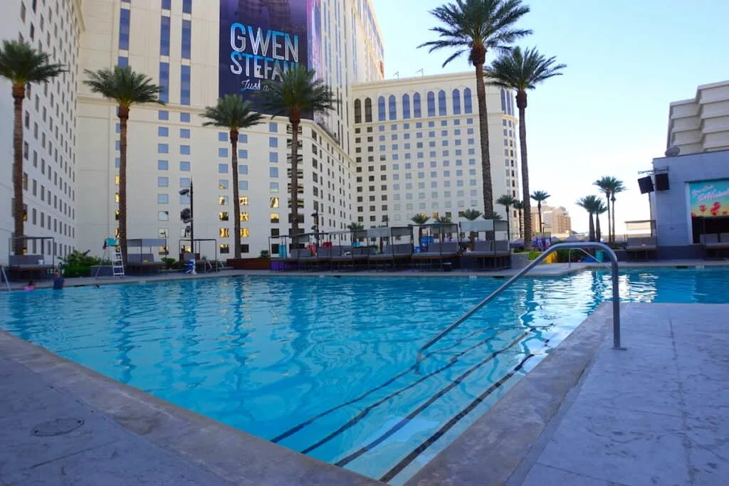 nroth pool at Planet Hollywood Las Vegas pool