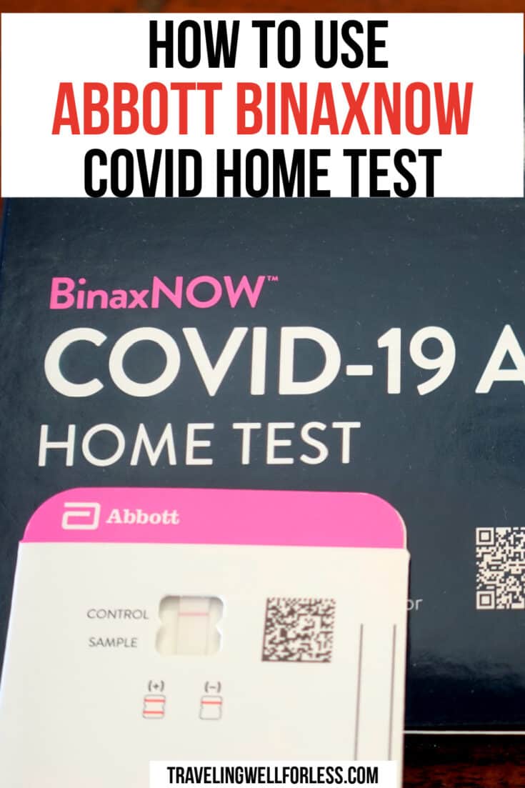 How to Use Abbott BinaxNOW Home Self Test for Travel & Cruise