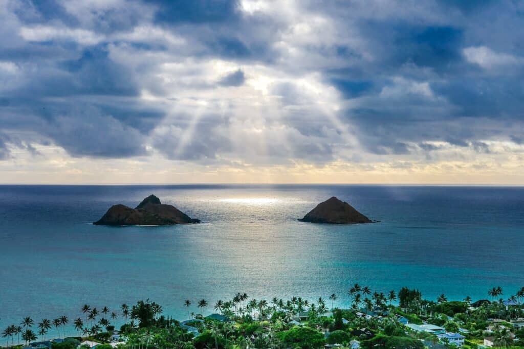 aerial islands and beaches photo,