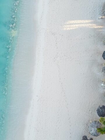 aerial view of beach during daytime