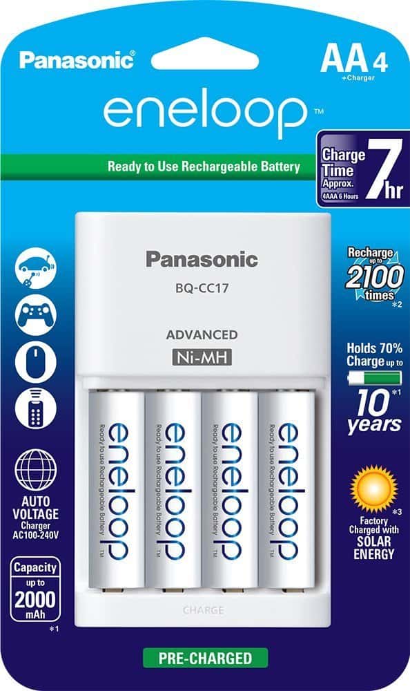 rechargeable batteries, eneloop, electronics, travel gifts, 25 travel gifts for $25 or less, Traveling Well For Less