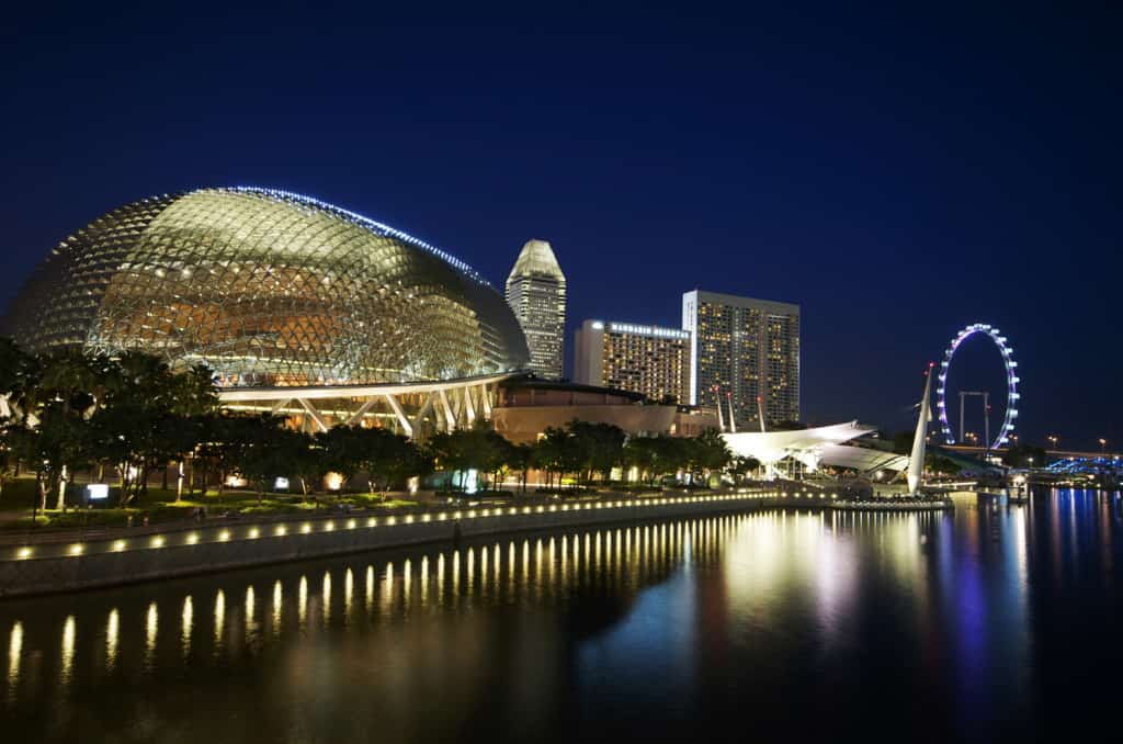 Singapore, The Esplande, Traveling Well For Less