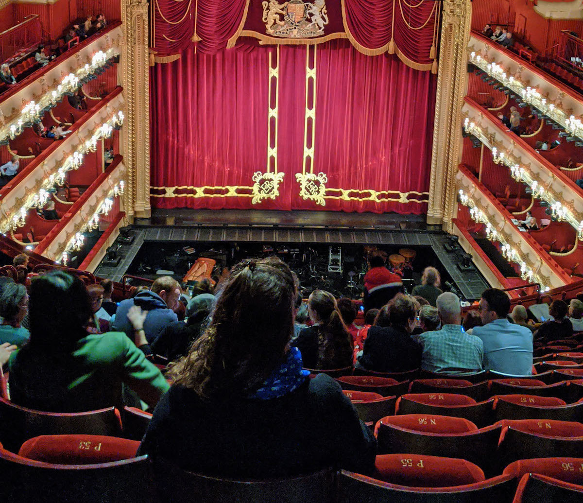 interior view of Royal Opera House from Upper Amphitheatre seat