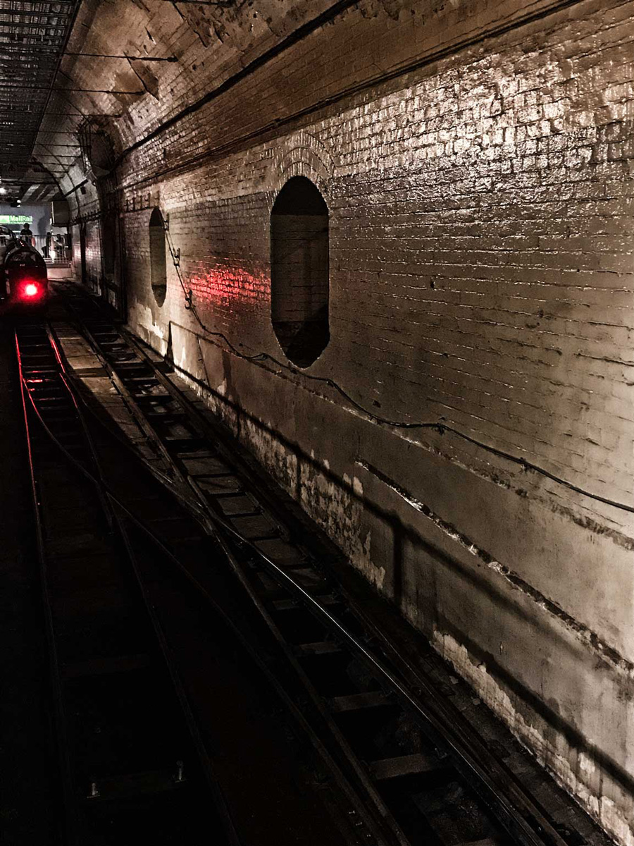 Mail Rail tunnels at London Postal Museum