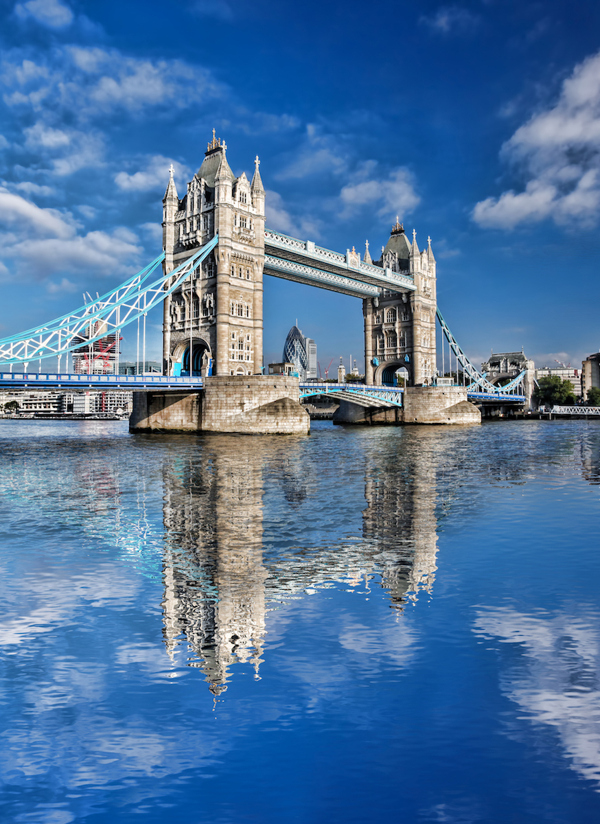 Tower Bridge London mistakenly thought of as the London Bridge