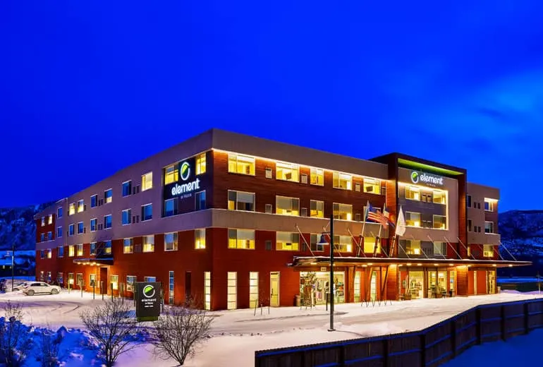 Thanks to free Wi-Fi, you can check the snow report from your room at the Element Basalt Aspen, free hotel internet, Traveling Well For Less