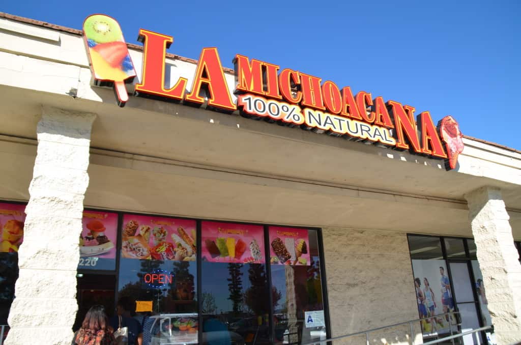 La Michoacana, all natural ice cream and dessert, Hemet, California, where to eat in the San Jacinto Valley, Traveling Well For Less